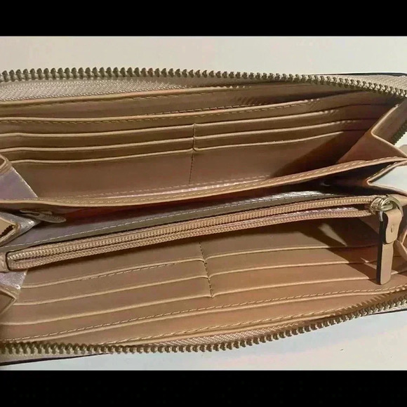 Kate spade metallic bronze leather wallet - Picture 7 of 13